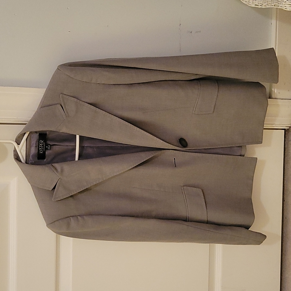 Kasper grey jacket size 4